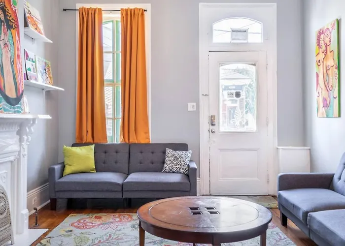 Ursulines Colorful Historic Home Near French Qtr